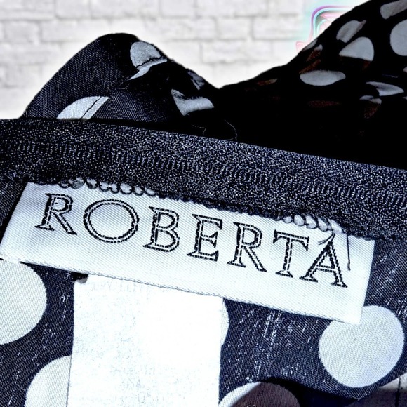 Vintage 1990's Pretty Woman Polka Dot Maxi Dress, Medium - Picture 3 of 10